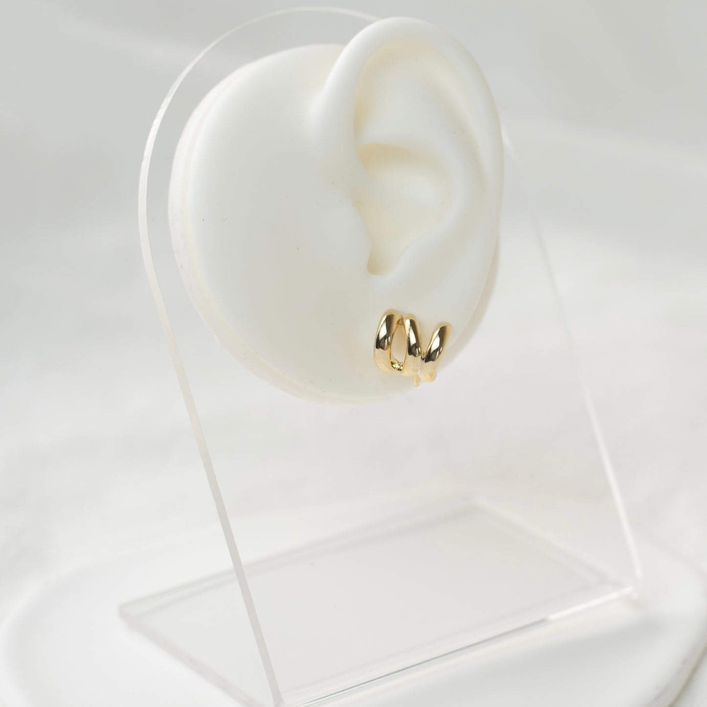Mini Twisted Gold Clip-On