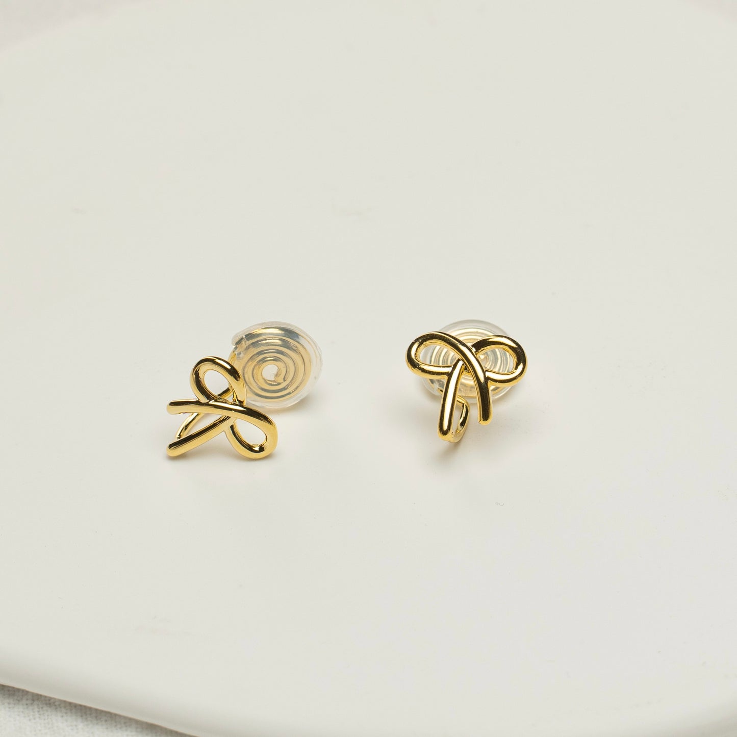 Gold Bowknot Clip-On