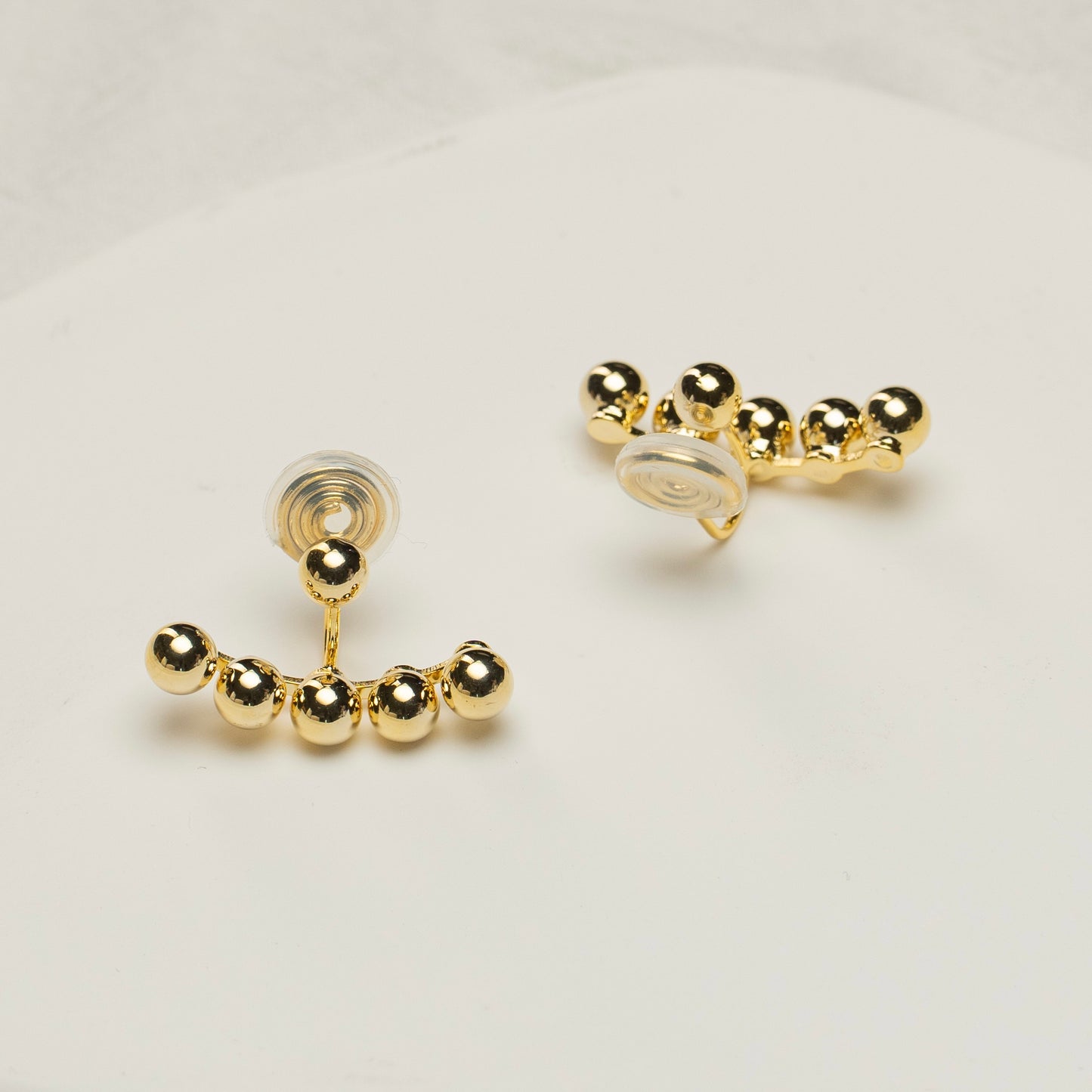 Golden Beads Clip-On