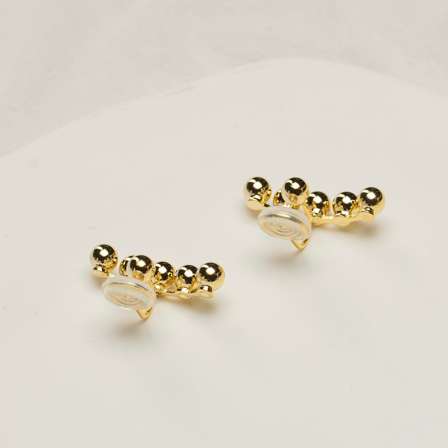 Golden Beads Clip-On