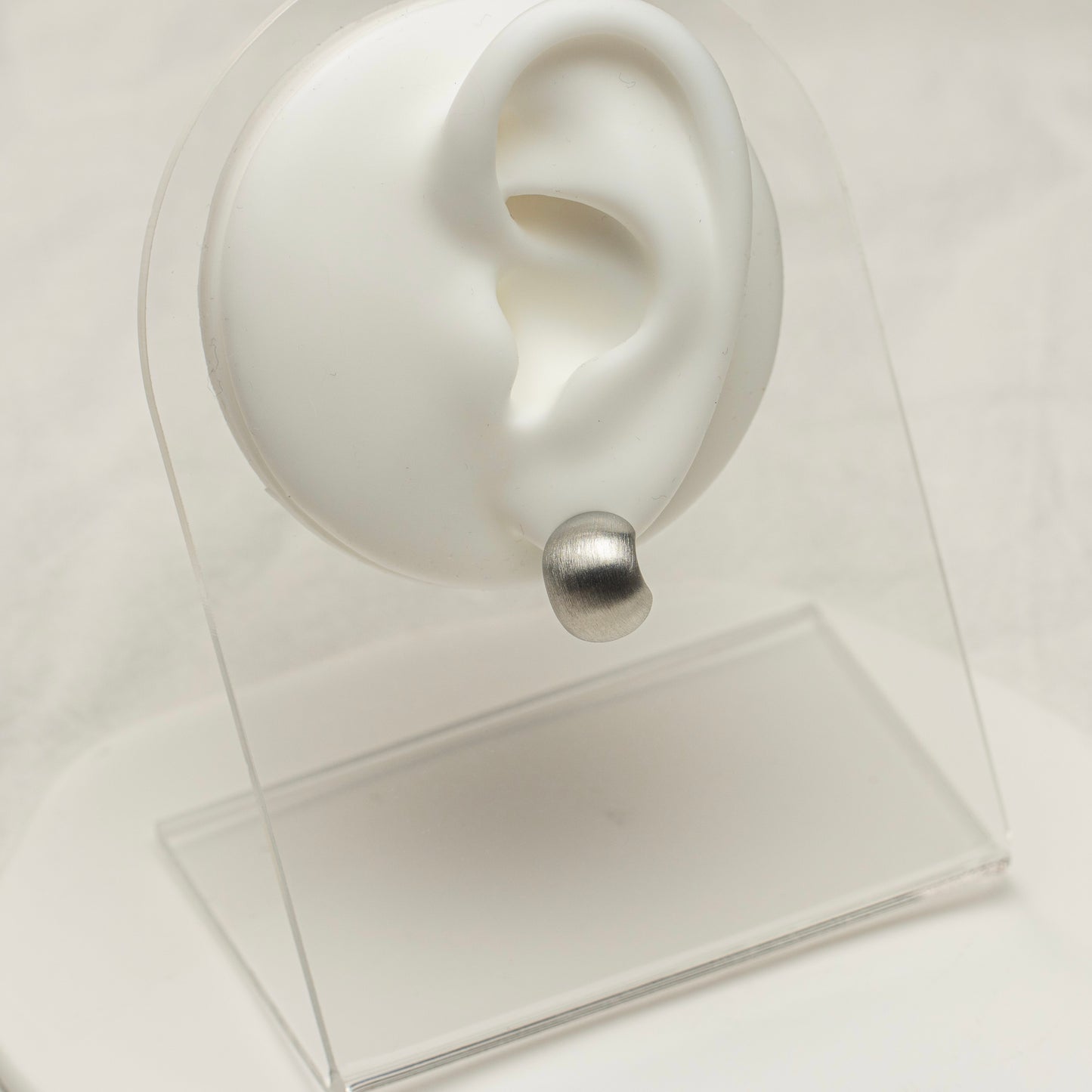 Silver Bean Clip-On