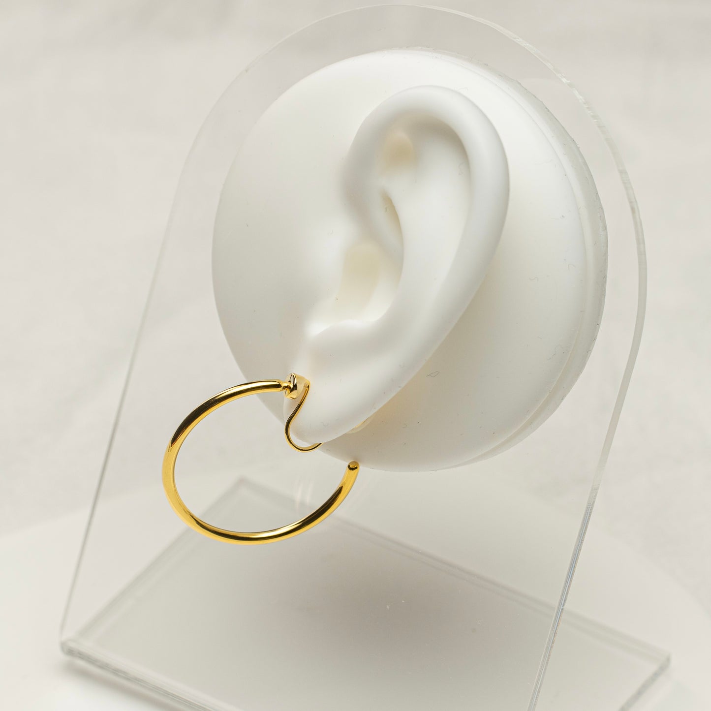 30mm Gold Hoop Clip-On