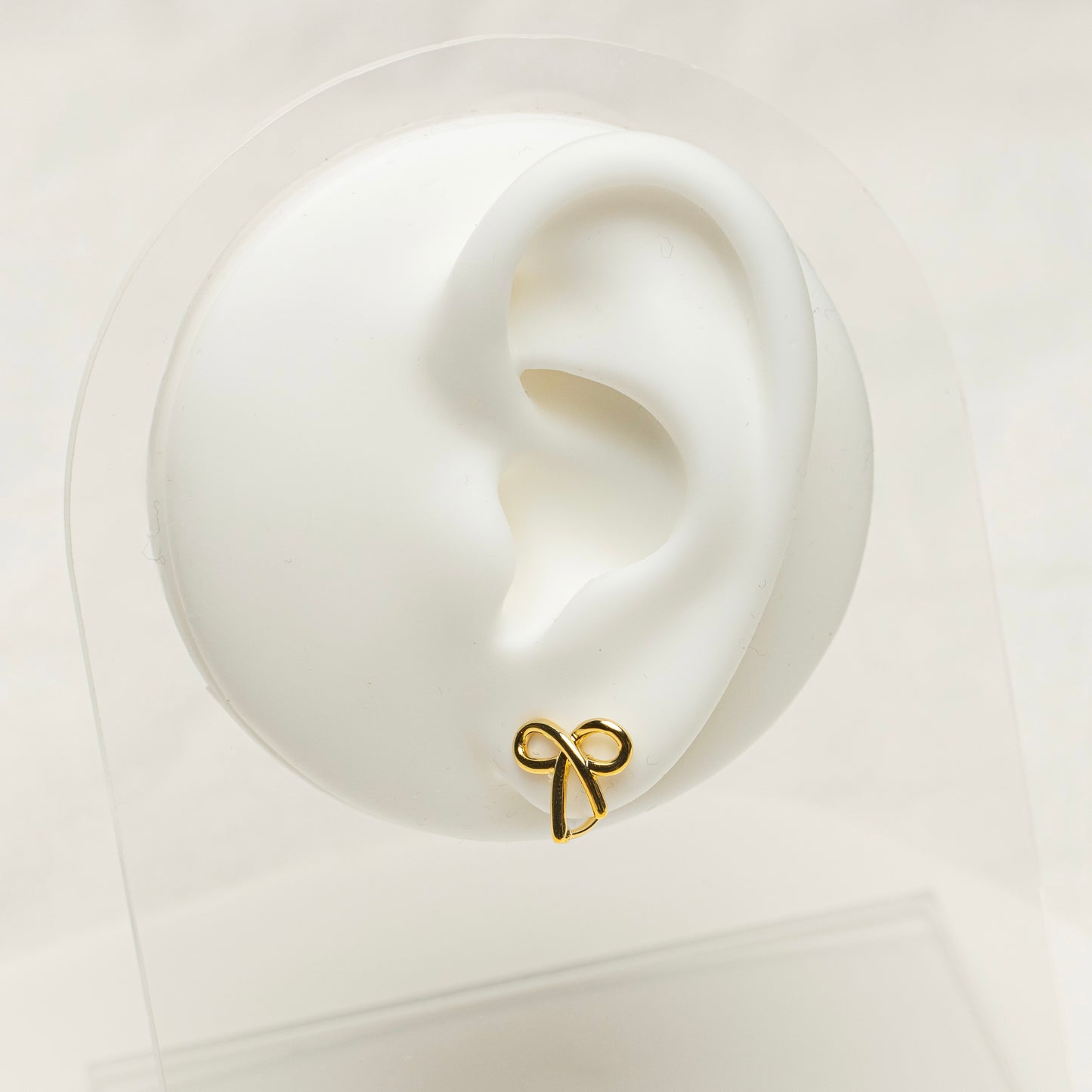 Gold Bowknot Clip-On