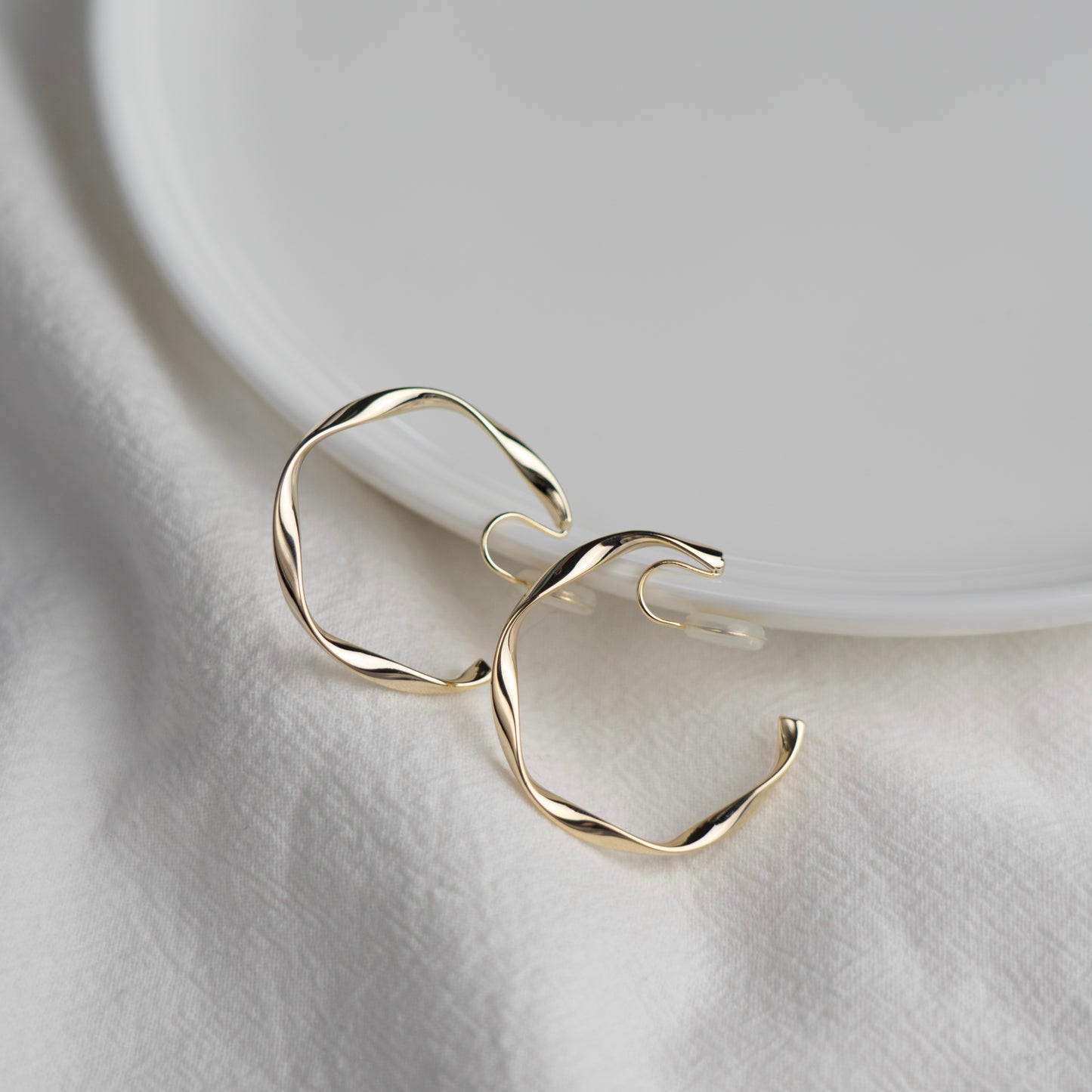 Gold Hoop Clip On