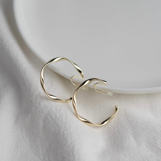 Gold Hoop Clip On