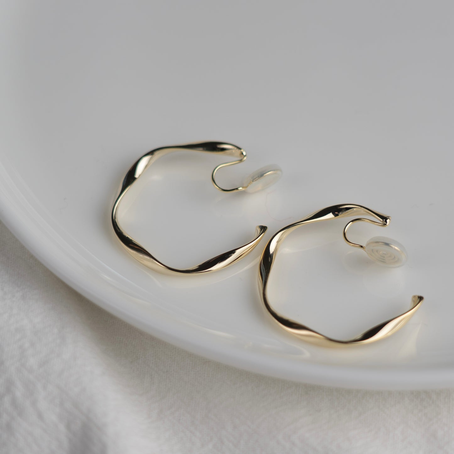 Gold Hoop Clip On