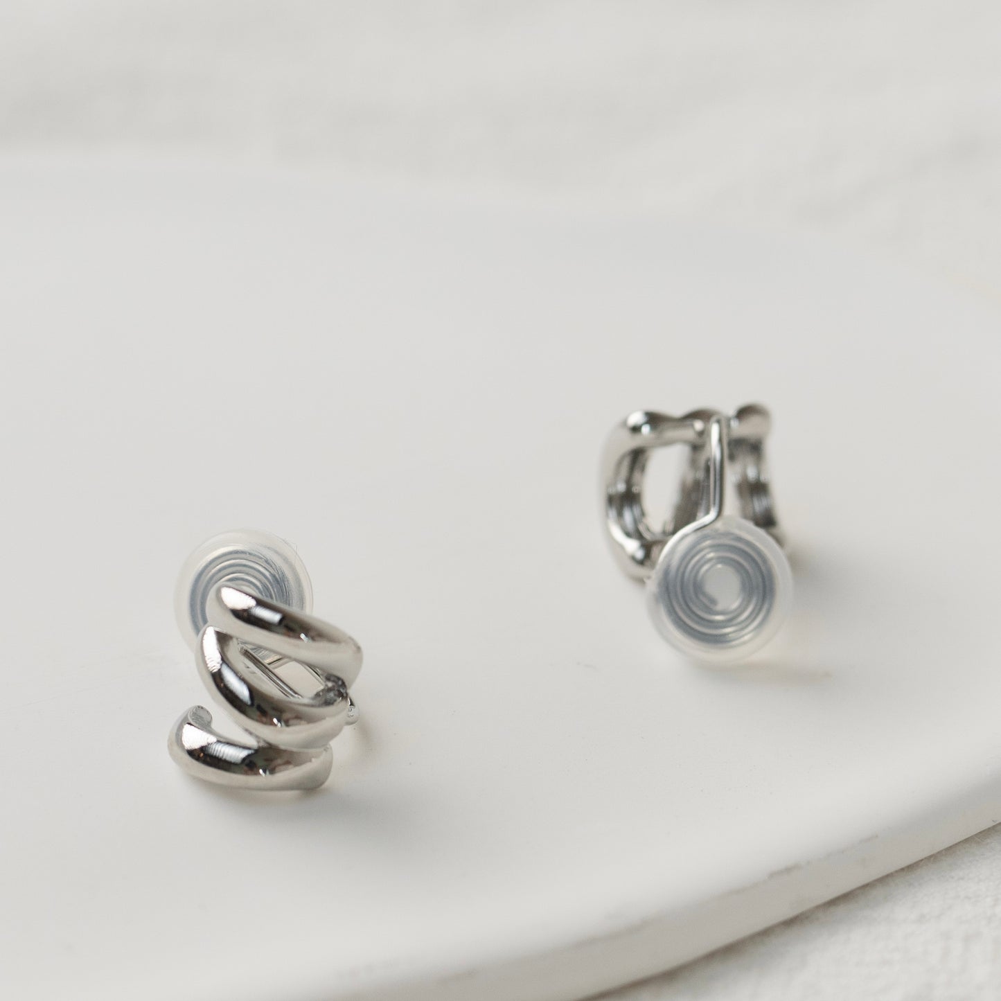 Mini Twisted Silver Clip-On