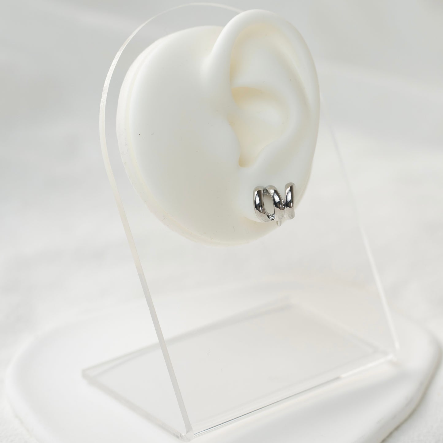 Mini Twisted Silver Clip-On