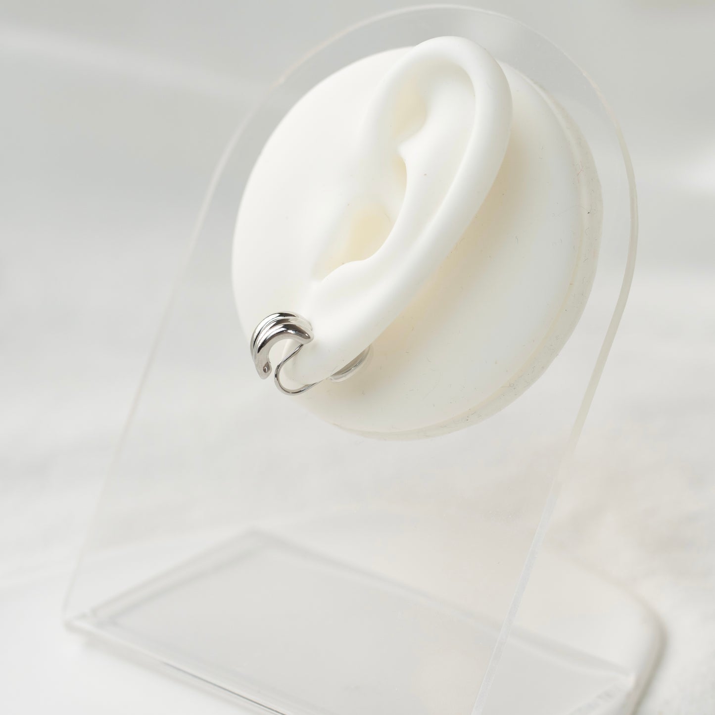 Mini Twisted Silver Clip-On