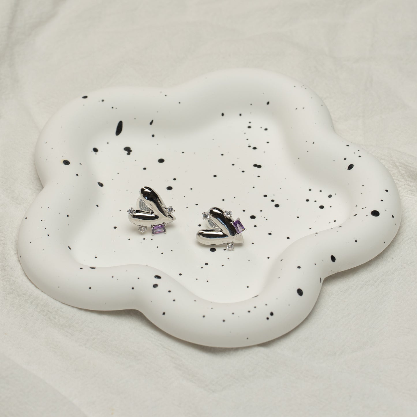 Sparkle Heart Clip-On