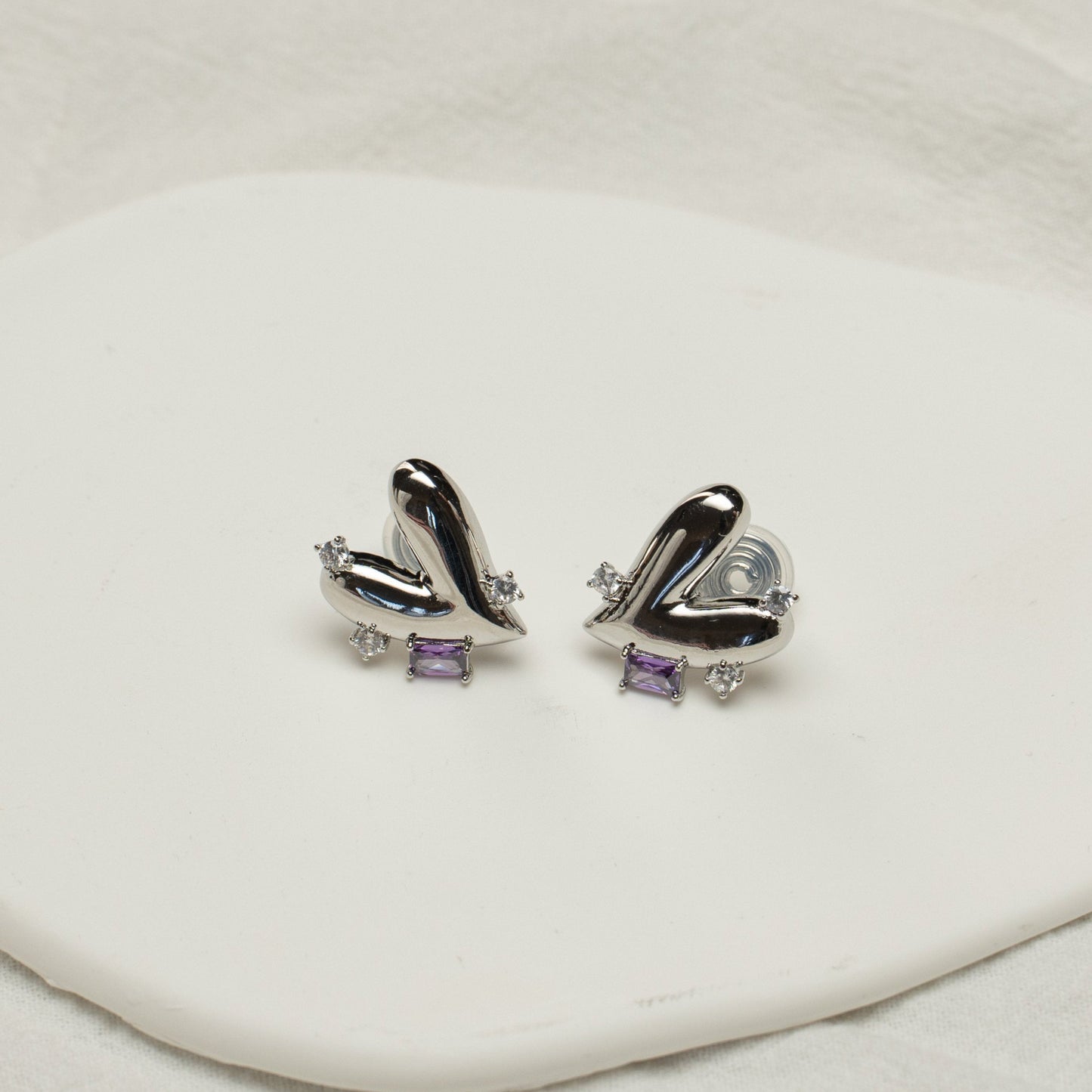 Sparkle Heart Clip-On