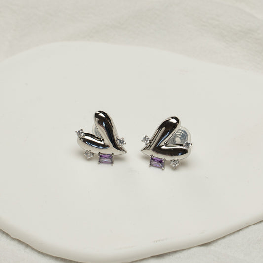Sparkle Heart Clip-On