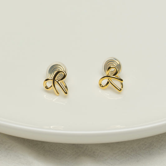 Gold Bowknot Clip-On