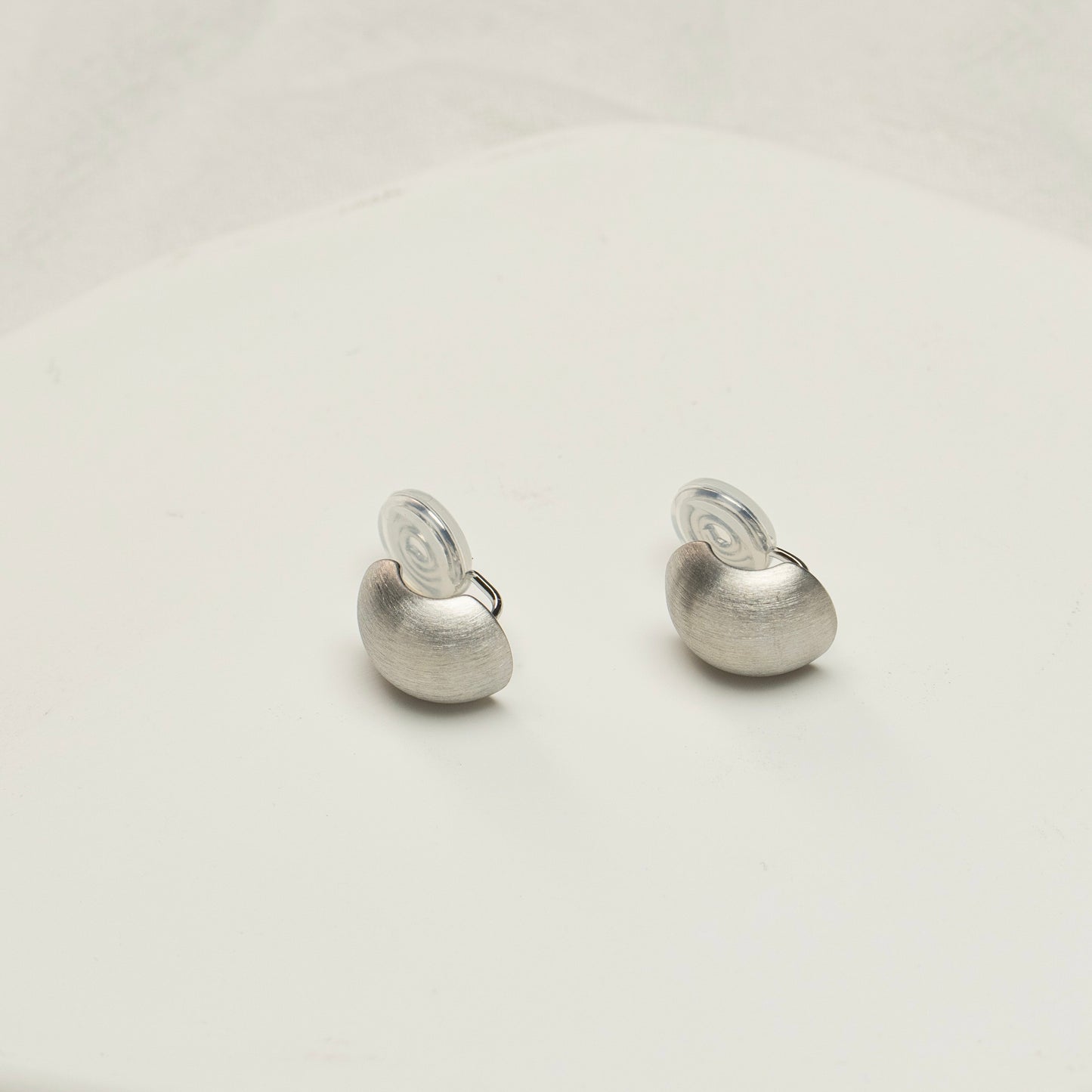 Silver Bean Clip-On